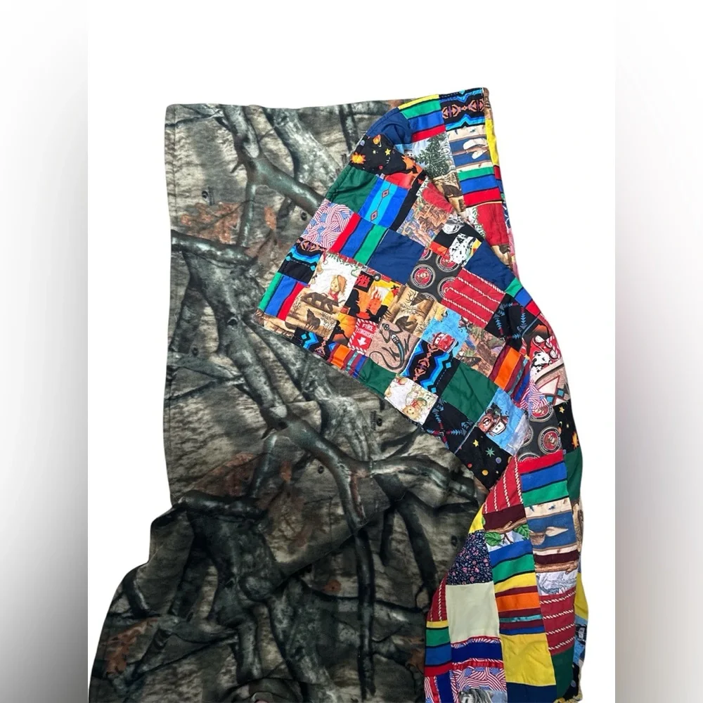 homemade vibrant patchwork